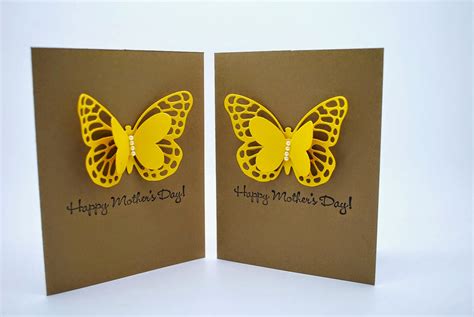 Pinkblingcrafter A Mothers Day Card With Butterflies