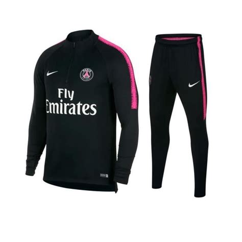Nouveau survetement de foot psg gris blanc floqué 2018 2019. ENSEMBLE NEWS JUNIOR PARIS PSG NOIR 2018 " SURVETEMENT PSG ...