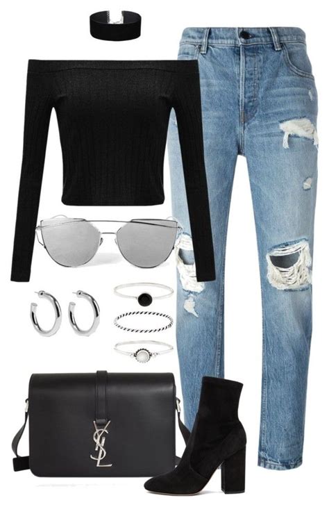 Untitled 2411 By Annielizjung Liked On Polyvore Featuring Alexander Wang Yves Saint Laurent