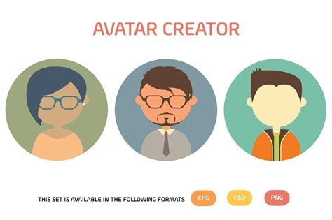 Avatar Creator Avatar Creator Vector Patterns Design Avatar