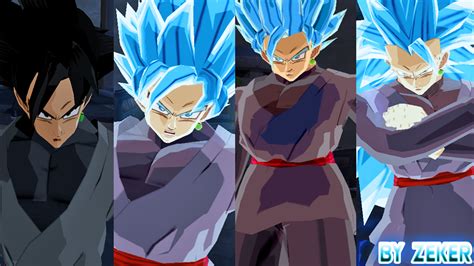 Mods Dbz Br Black Goku Super Saiyan Blue Pack
