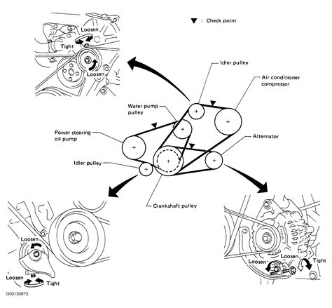 1992 Nissan 240sx Serpentine Belt Routing And Timing Belt Diagrams
