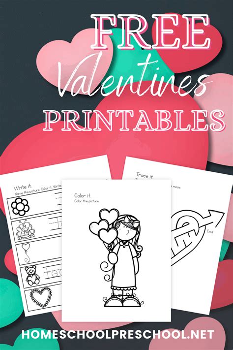 Printable Valentines Day Worksheets