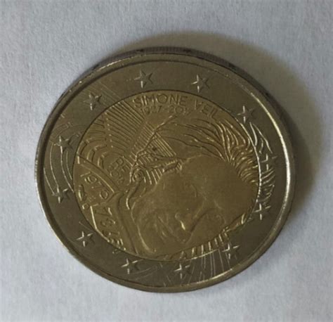 Piéce De 2 Euros Rare Simone Veil 1927 2017 Ebay