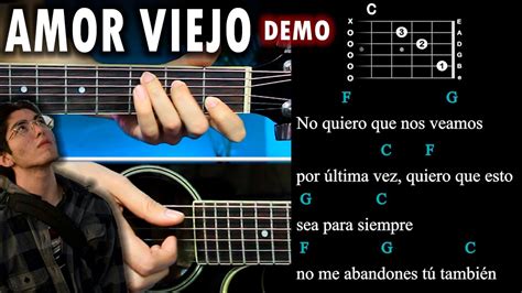 Amor Viejo Kevin Kaarl Guitarra Tutorial Demo Acordes Youtube