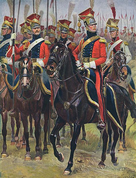 En Bas Remarquable Porte Napoleonic French Cavalry Uniforms Oblong
