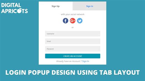 Tabbed Signin Signup Popup Form Responsive Bootstrap 4 Login Modal