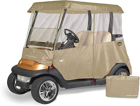Greenline Drivable Golf Cart Enclosures By Eevelle Heavy Duty 300d 2
