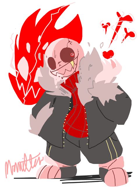 Red Underfell Sans Fanart By Mrmitten On Deviantart