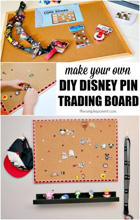 Make This Easy Diy Disney Pin Trading Display Board • The Simple Parent