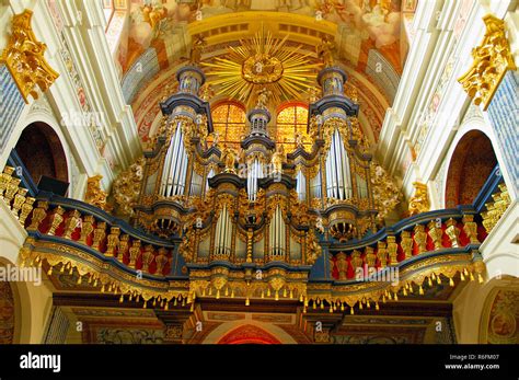Pipe Organ In Swieta Lipka Holy Lime Baroque Pilgrimage Church