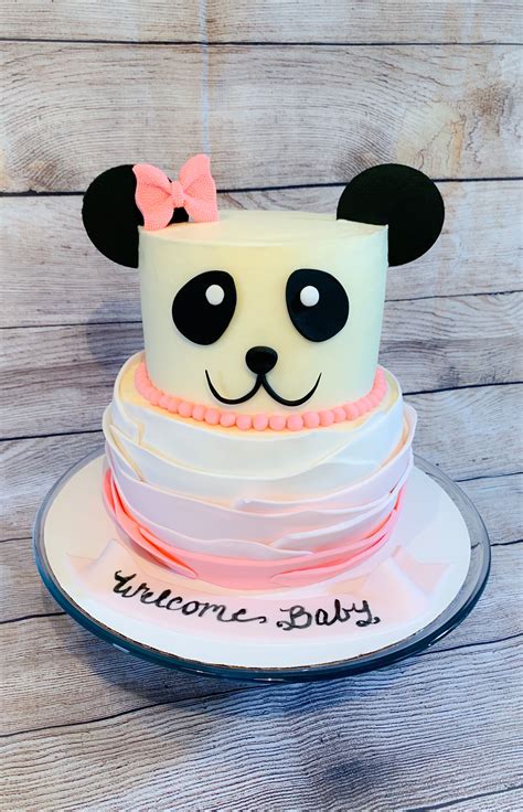 Panda Cake Panda Cakes Panda Baby Shower Cake Panda Birthday Cake