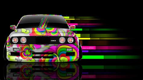 Bmw Bmw M3 Car Neon Vehicle Speedhunters Wallpaper Hd Car Wallpapers