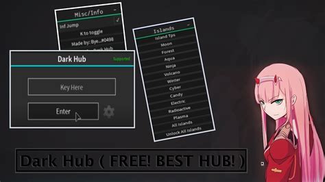 New Best Roblox Gui Dark Hub 50 Game With Insane Op Gui