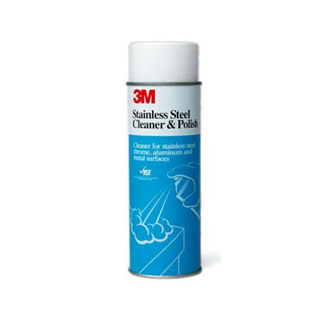 3m stainless steel cleaner and polish leaves a light protective film on the surface to resist fingerprints and streaking. 3M Stainless Steel Cleaner Polish Aerosol Can 600 ml ...
