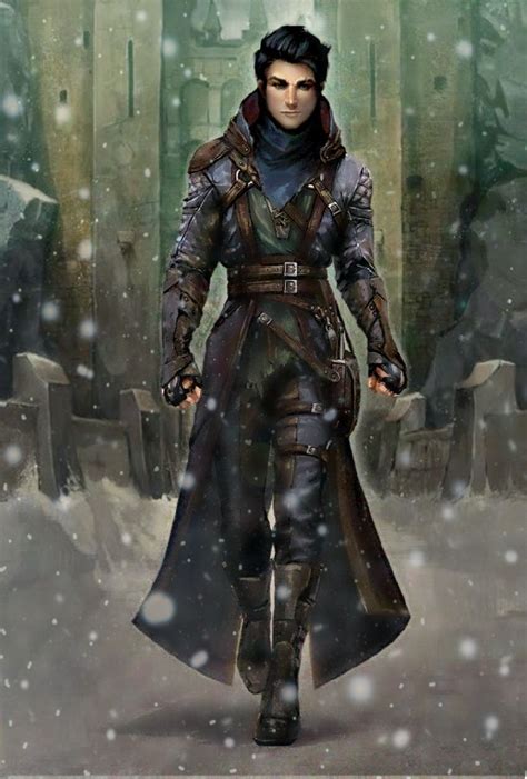 Pathfinder Kingmaker Young Male Human Thief Assassin Character Design Male Character