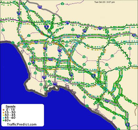 Traffic Map Los Angeles A Comprehensive Guide To Navigating La’s Streets 2023 Calendar Printable
