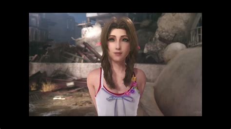 Aerith Flirt Zack Final Fantasy 7 Remake Crisiscore Reunion Youtube