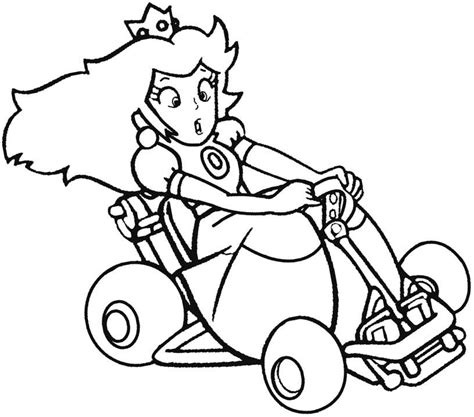 Super mario bros party ideas and free printables. Mario Kart Coloring Pages | Super mario coloring pages ...