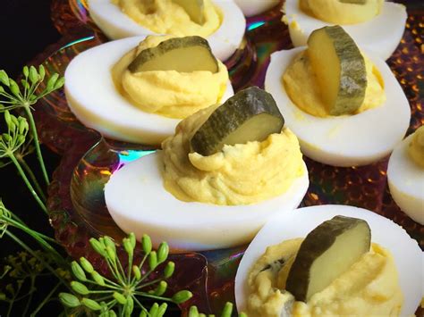 Dill Pickle Deviled Eggs Recipe The Kitchen Magpie Low Carb