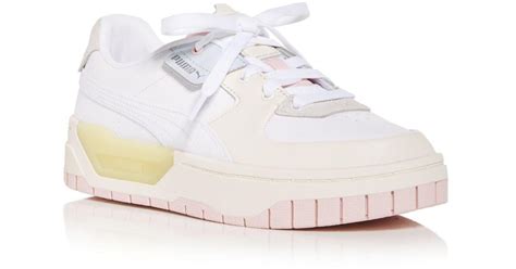 Puma Leather Cali Dreams Low Top Sneakers In White Lyst
