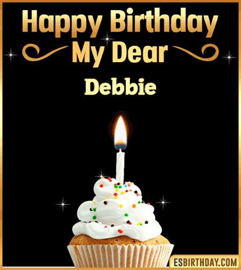 Happy Birthday Debbie  🎂 Images Animated Wishes 28 S
