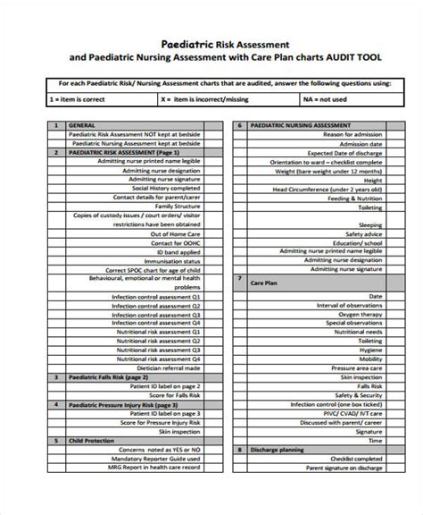 Free 22 Nursing Assessment Forms In Pdf