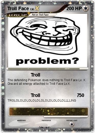 Pokémon Troll Face 421 421 Troll My Pokemon Card
