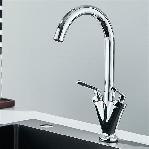 Belfry Kitchen Mallery Pull Out Twin Lever Monobloc Tap | Wayfair.co.uk