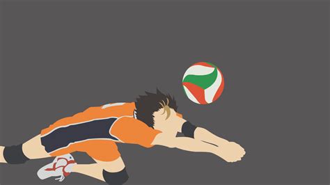 This wallpaper is a test, i'm just trying something to see if people like it. Nishinoya Yuu (Haikyuu!!) Minimalistic by Ancors on DeviantArt