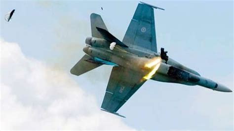 Pilot Ejects From Fighter Jet Moments Before It Crashes World News