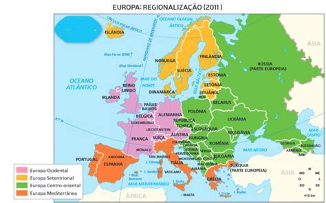 Regionalização da Europa Resumo Aula
