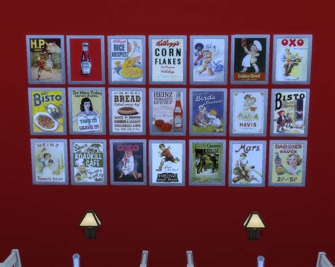 21 Retro Retailadvert Signs By Mojo007 At Mod The Sims Sims 4 Updates