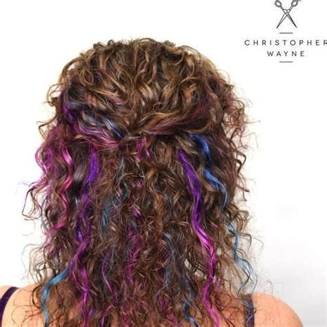 The blonde highlights on curly brown hair might seem like an ordinary look, but they are very beautiful. Pin on Hair color ideas