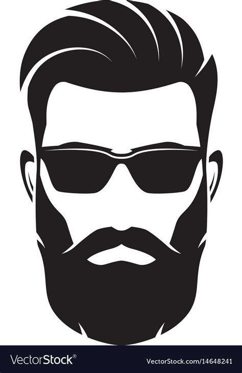 Beard Beard Vector In 2020 Beard Silhouette Beard Drawing Beard