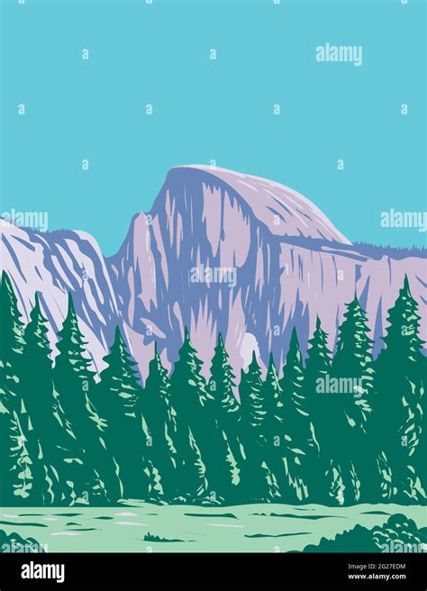 Half Dome Trail Stock Vector Images Alamy