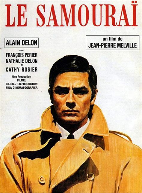 Alain Delon In Le Samouraï 1967 Movie Posters Alain Delon Cinema
