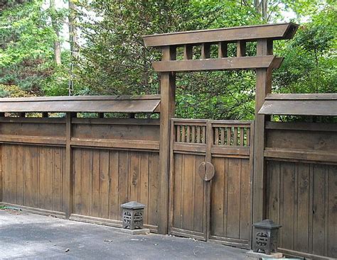Japanese Style Wooden Gate And Fence Pinterest Gates Hardware