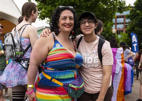 pride in pictures very first pride for mother and son lgbtq nation