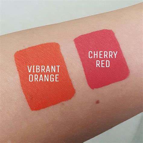 Two New Liquid To Matte Lipstick Shades Vibrant Orange And Cherry Red