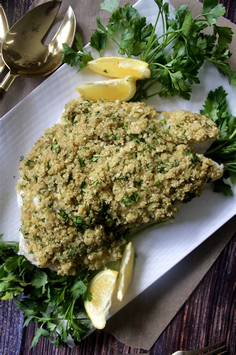 On Annies Menu Lemon Panko Crusted Grouper Recipe Healthy