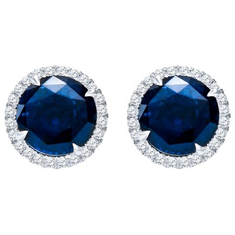Update More Than 77 Natural Blue Diamond Stud Earrings Latest