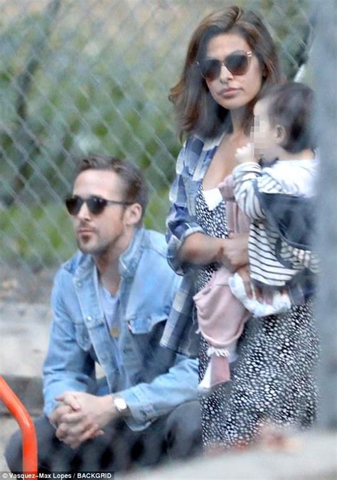 Eva Mendes Joins Ryan Gosling At The Park With Their Daughters Ryan