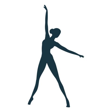 Bailarina Postura Bailarina Bailarina Ballet Silhueta Baixar PNG SVG