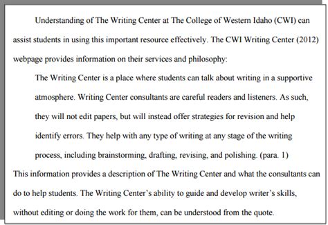 You should not end a paragraph with a block quotation because any typically, the punctuation would be placed after the citation , but after a block quote , the punctuation is placed first. How To's Wiki 88: How To Quote In Apa