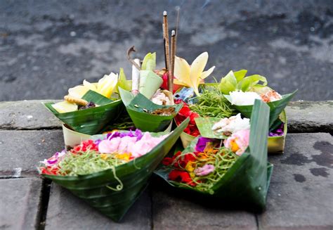 Bali Offerings Canang Sari Canang Bali Bali