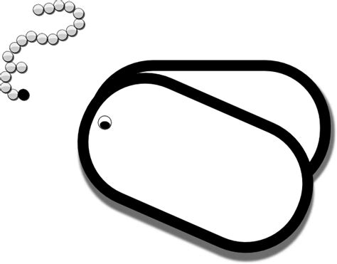 Dog Tags Clip Art at Clker.com - vector clip art online, royalty free