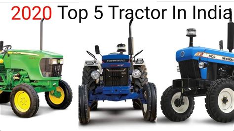 Top 5 Tractor In India 50 Hp Category।भारत के टॉप 5 ट्रैक्टर 50hp