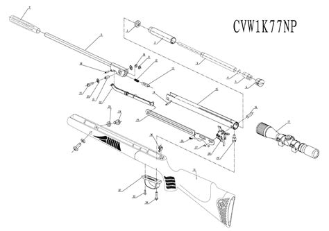 Product Schematics For Crosman Nitro Venom Air Rifle Pyramyd Air