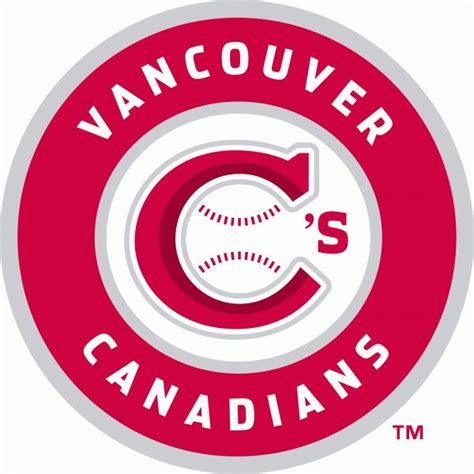 Vancouver Canadians Primary Logo Vancouver Canadians Baseball Teams